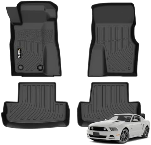 Floor Mats for Ford Mustang 2011-2014 Convertible & Coupe by Wailtnb