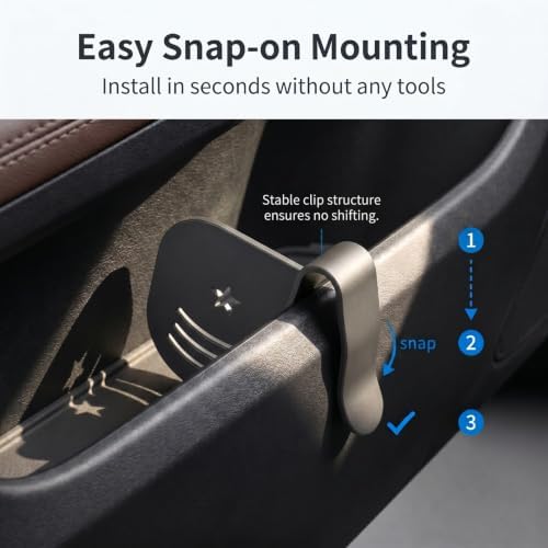 4 PCS Car Door Side Storage Partition, Divider Baffle Car Side Organizer, Car Door Compartment Storage Partition, Universal for Cars SUVs (Black) - Image 5