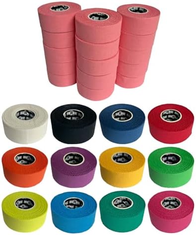 Ringside 1” Athletic Trainers Tape, 15 Rolls, Adhesive Cotton, Light Pink by Ringside