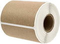 2" x 3" Brown Kraft Rectangle Color Code Labels / 250 Permanent Adhesive Write On Labels/Blank Kraft Stickers by SBLABELS