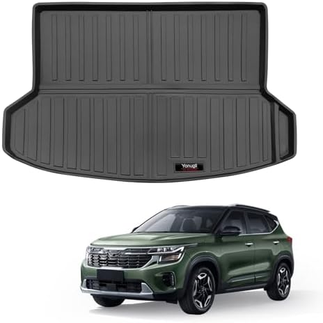 Custom for 2021-2026 Kia Seltos Cargo Mats Trunk Liner All Weather TPE Protection Mat Accessories (for 2021-2026 Kia Seltos) - Image 3