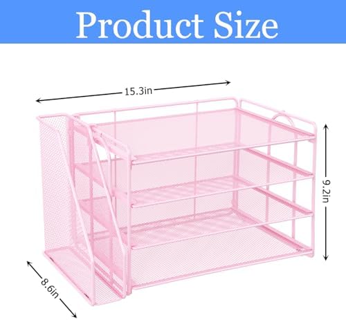 gianotter 4-Tier Paper Organizer With Magazine Holder - Image 7