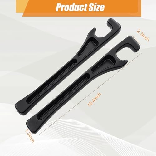 Car Seat Gap Organizer,Seat Gap Filler with Seat Belt Holes,Universal Fit for SUV/Truck/Pickup(Black,2Pack) - Image 2
