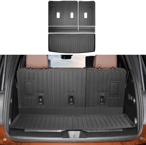 Cargo Mat Compatible with 2022-2025 Chevy Tahoe/GMC Yukon Cargo Liner Backrest Liner Seatback Protector for Chevrolet Tahoe/GMC Yukon Accessories(22-25 Tahoe/Yukon) by HUYINPJ
