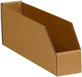 Partners Brand PBINBIN29K Open Top Bin Boxes, 2" x 9" x 4-1/2", Kraft (Pack of 25) by Partners+Brand