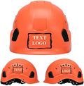 Customized Safety Hard Hat Construction Work Safety Helmet Adjustable Ratchet Suspension Full Brim with Abs Shell Construction hat by YOWESHOP