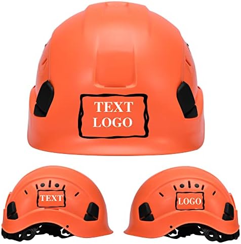 Customized Safety Hard Hat Construction Work Safety Helmet Adjustable Ratchet Suspension Full Brim with Abs Shell Construction hat by YOWESHOP