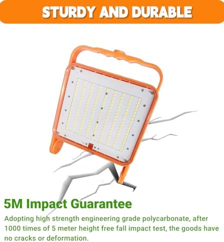 No Burn Risk 50W LED Work Light 2-Pack,8,000LM 5000K Daylight - Image 4