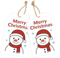 joycraft 50Pcs Merry Christmas Tags with String, Snowman Gift Tags by joycraft
