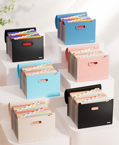 Sooez Accordion File Organizer, 13-Pocket Expanding File Folder Letter Size - Image 2