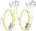 2Pack Travel Essentials for Apple Watch Charger,3-in-2 Multi Charging Cable by Accessoriesforphoneandelectricproducts