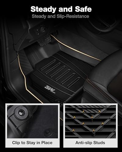 3W Floor Mats for Audi Q5 2009-2017 & SQ5 2013-2017, TPE All Weather - Image 5