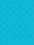 8-1/2 x 11" Neon Color High Light Fluorescent Labels by NextDayLabels