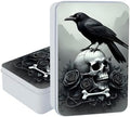 Large Metal Tins Box-7.1” x4.7”x2“ Rectangular Empty Storage Box With Lid Decorative Organizer Storage Tin Case For Office/Cookie/Candy/Jewelry/Photo/Letter-Bird Skull by Unknown