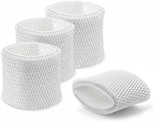 WF2 Humidifier Filter for Kaz Vicks - V3100 V3500 V3700 V3800 V3900 3020 Series, Protec PWF2 VEV400 Cool Mist Vaporizer Humidifiers (Pack of 4) White by Alocs