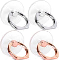 4 Pack Jsoerpay Cell Phone Ring Holder, 2 Silver+2 Rose Gold by Jsoerpay