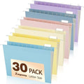 Zzrywuty Hanging File Folders Letter Size, 30-Pack Hanging File Folder with 1/5-Cut Tabs, Color File Folders Hanging Organizers for Filing Cabinet, Bulky Files & Medical Charts by Zzrywuty