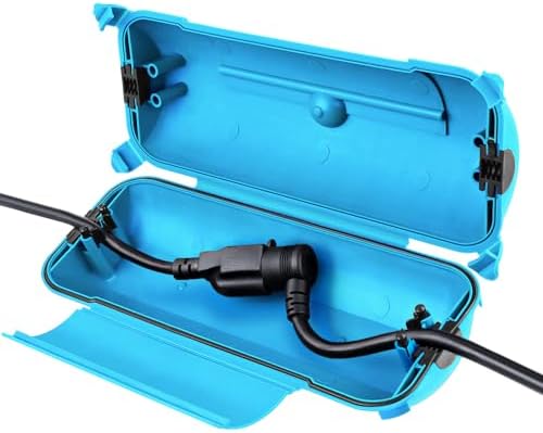 Flemoon Outdoor Extension Cord Safety Cover, IP44 Waterproof Electrical Box by FLEMOON