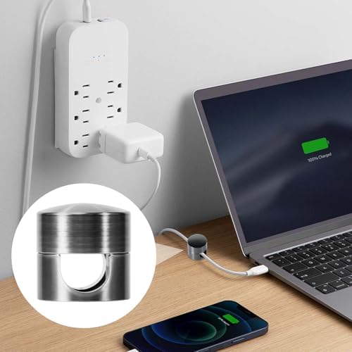 SmallCat 3 Sets Charger Holders for Cords, Matte Black/Black/Antique Copper - Image 7
