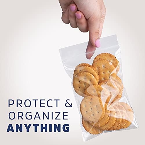 4" x 6" Zip Bags, 1000 Pack, 2 Mil, Reclosable, for Travel, Storage, GPI - Image 6