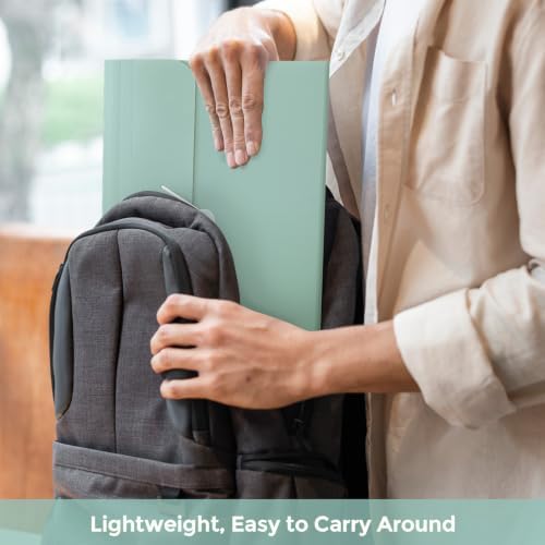 SKYDUE Accordion File Organizer, Expanding File Folder with 7 Pockets, Portable Receipt Paper Bill Document Organizer, Letter/A4 Size Filing Folder School Office Supplies, TurquoiseGreen - Image 6