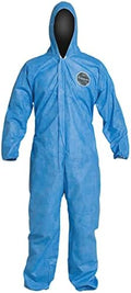 DuPont ProShield 10 PB127S Disposable Protective Coverall with Standard Fit Hood, Elastic Cuff and Ankles, Blue, 2X-Large (Pack of 25) by DuPontPersonalProtection
