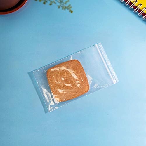 iMailer - 100 Count - 4" x 6" Small Plastic Bags- Reclosable Zip Bags 2 Mil with Lock Seal Zipper for Treats, Snack, Photo, Jewelry, Party Favors, Party Favors (Pack of 2) - Image 4