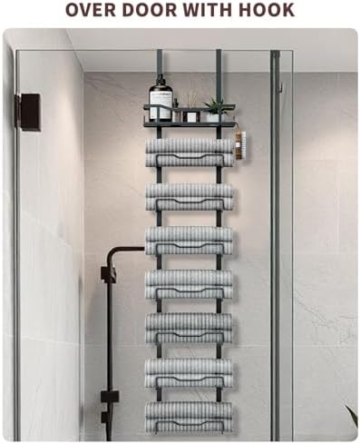 Aetyord Hanging Towel Racks for Bathroom Storage - Image 3