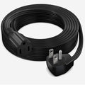 Maximm 25 Ft 14/3 AWG UL Certified Flat Plug Extension Cord, 1-Outlet by MaximmCable