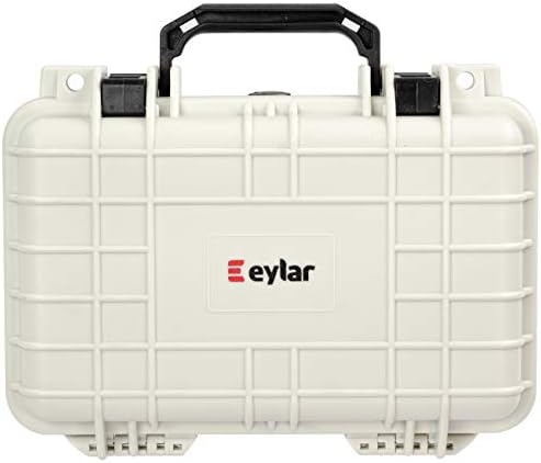 Eylar Protective Gear and Camera Hard Case Waterproof Dry Box with Foam 11.6 Inch 8.3 Inch 3.8 Inch (White) - Image 2