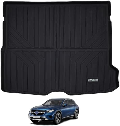 Cargo Liner for 2023 2024 2025 Mercedes Benz GLC Class All Models GLC 300 /GLC43 AMG (Not Fit Coupe / 300E/ 350E), TPE All Weather Trunk Mat Accessories by WAYIDSS