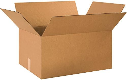 SHIP NOW SUPPLY 24x18x12 Corrugated Boxes, Large, 24L x 18W x 12H, Pack of 10 | Shipping, Packaging, Moving, Storage Box for Home or Business, Strong Wholesale Bulk Boxes by Ship+Now+Supply
