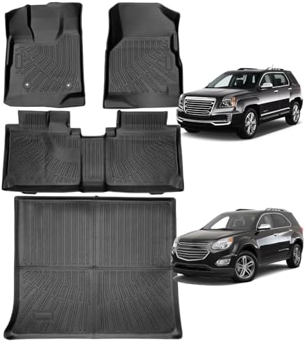 Floor Mats & Cargo Liner for 2012-2017 Chevy Equinox &GMC Terrain by MOOREVER