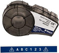 Brady Authentic (M21-375-595-BL) All-Weather Vinyl Label for Indoor/Outdoor ID, Lab and Equipment Labeling, White on Blue- For M210, M210-LAB, M211, BMP21-PLUS and BMP21-LAB Printers, .375" W, 21' L by BradyCorp