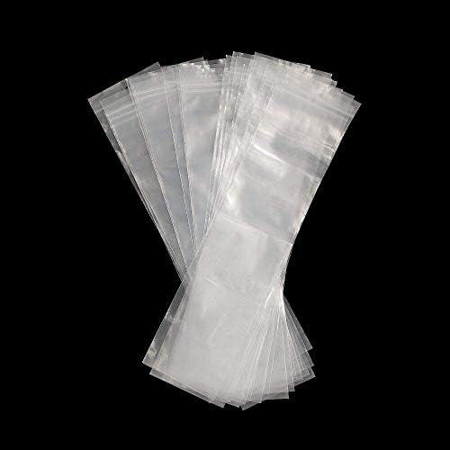 3 x 12" Long Jewelry Bags Clear 100pcs Clear Necklace Bags with Hang Hole Poly Zip Seal Storage Bags for Packaging Shipping Incense 2 Mil (4 Sizes to Choose from) - Image 5
