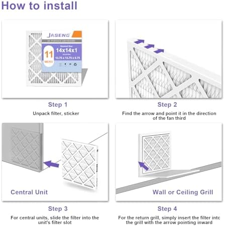 10x10x1 MERV 11 Air Filter, 6-Pack for Furnace HVAC - Image 7