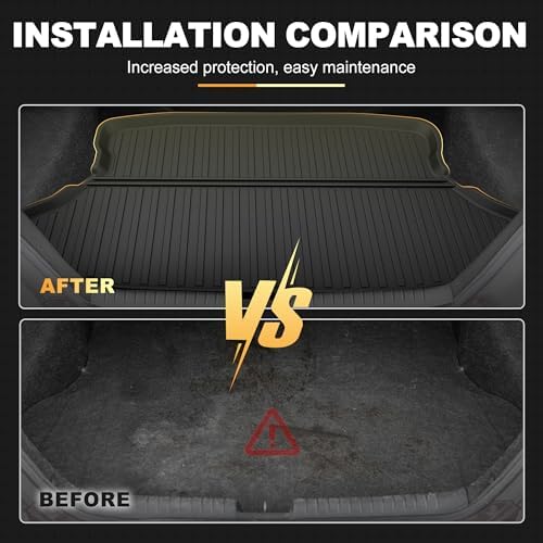 Floor Mats & Cargo Liner for 2012-2015 Honda Civic Sedan (Not Coupe) - Image 6