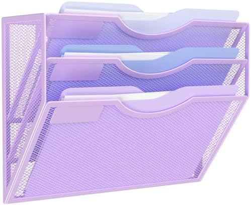 Kuntine.B Wall File Organizer Office Hanging Magazine Holder Wall File Organizer for Office Home by KuntineB
