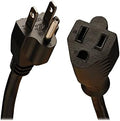 Tripp Lite Heavy-Duty Power Cord, IEC-320-C19 to NEMA 5-15P, 15A, 14 AWG, 10-Feet / 3.05 Meters, Lifetime Limited Warranty (P034-010) Black by TrippLite