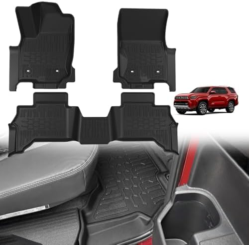 TripleAliners Floor Mats for 2025 2026 Toyota 4Runner 5-Seat, Not Hybrid by TripleAliners