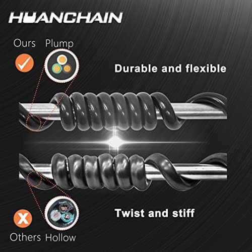 HUANCHAIN Indoor Outdoor Black Extension Cord 200 FT Waterproof 16/3 Gauge - Image 5