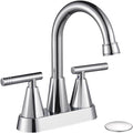 Cobbe Chrome Bathroom Faucets, Centerset Bathroom Sink Faucet 4 Inch by Cobbe