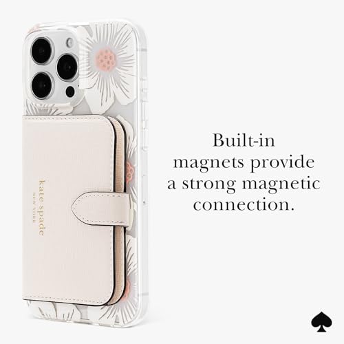 kate spade new york Morgan Magnetic Card Holder/Wallet - Cream - Image 5
