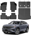 Atlas Floor Mats - Car Mats for Volkswagen Atlas Cross Sport 2020-2026(Fit 5 Seat), All Weather Floor Mats and Cargo Liner for Atlas Accessories, Heavy Duty Rubber Mats, Car Accessories by cartist