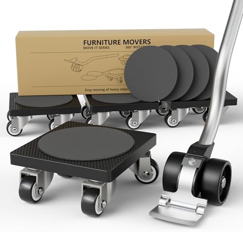 ONEON Furniture Mover with Wheels & Aux. Lifter-Standard Dolly by ONEON