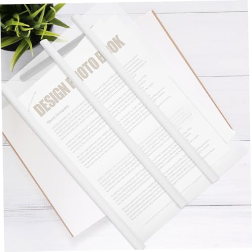 VILLCASE 50pcs Plastic Slide Binders for Loose Leaf Documents Binding Bars Grip for Office and School Use - Image 4