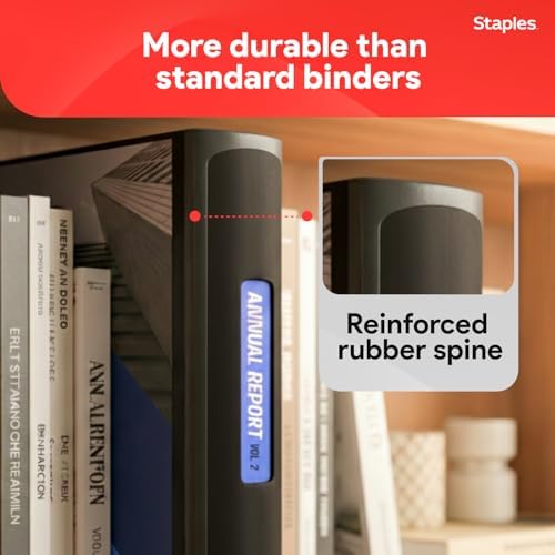 Staples Better 3-Inch D-Ring Binder, Black, Heavy-Duty, Large Capacity - Image 5
