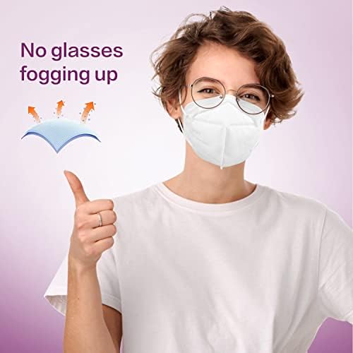 Miuphro KN95 Face Mask 25 Pack, 5-Layers Breathable KN95 Masks - Image 4