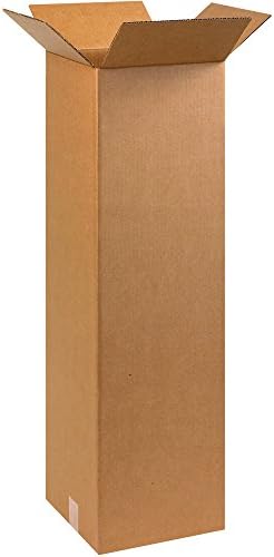 AVIDITI 10 x 10 x 30 Corrugated Cardboard Boxes, Tall 10"L x 10"W x 30"H, Pack of 25 | Shipping, Packaging, Moving, Storage Box for Home or Business, Strong Wholesale Bulk Boxes by Aviditi