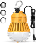 60W 48W 36W LED Temporary Work Light, Portable Hanging Construction Light by ABrighterWaytoLED